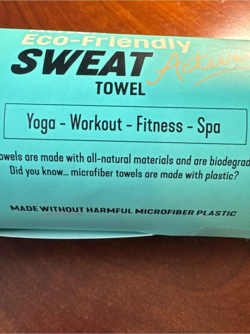 Eco-Friendly Mint Sweat Towel